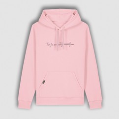 Mikina hoodie „To je nepříjemný...“ růžová