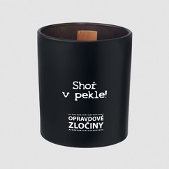 Svíčka s vůní vanilky „Shoř v pekle“