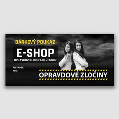 Elektronický dárkový poukaz na E-shop