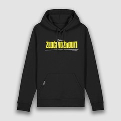 Mikina hoodie „Jsme Zločinožrouti“ černá